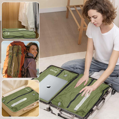 Wiederverwendbare Vakuumbeutel Kleidung – 3er Set mit Pumpe