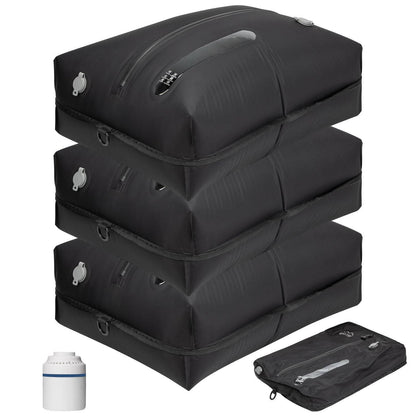 Wiederverwendbare Vakuumbeutel Kleidung – 3er Set mit Pumpe