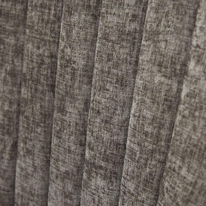 Esszimmerstühle 6er Set Grau mit Edelstahlbeinen & Chenille-Stoff