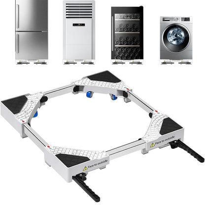 Waschmaschinen Untergestell mit 360° Rollen & Bremse