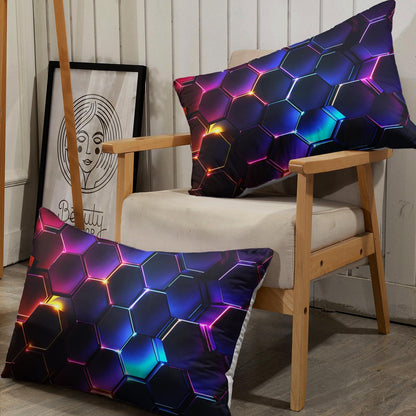 3D Geometrischer Honeycomb Bettbezug 200x200 cm