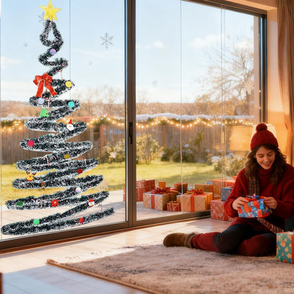 Weihnachtsbaum Wanddeko 180cm – DIY Tannenbaum für die Wand