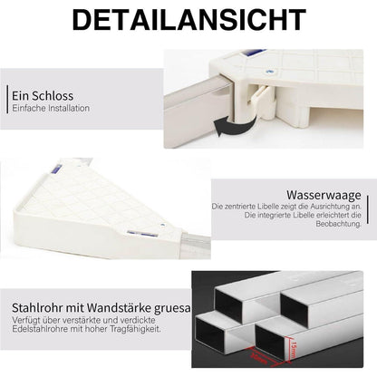 Verstellbarer Kühlschrankunterbau | Höhenverstellbar & Stauraum