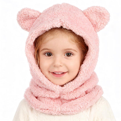 Baby Fleece Mütze mit Ohrenklappen & Schal – Warm & Winddicht