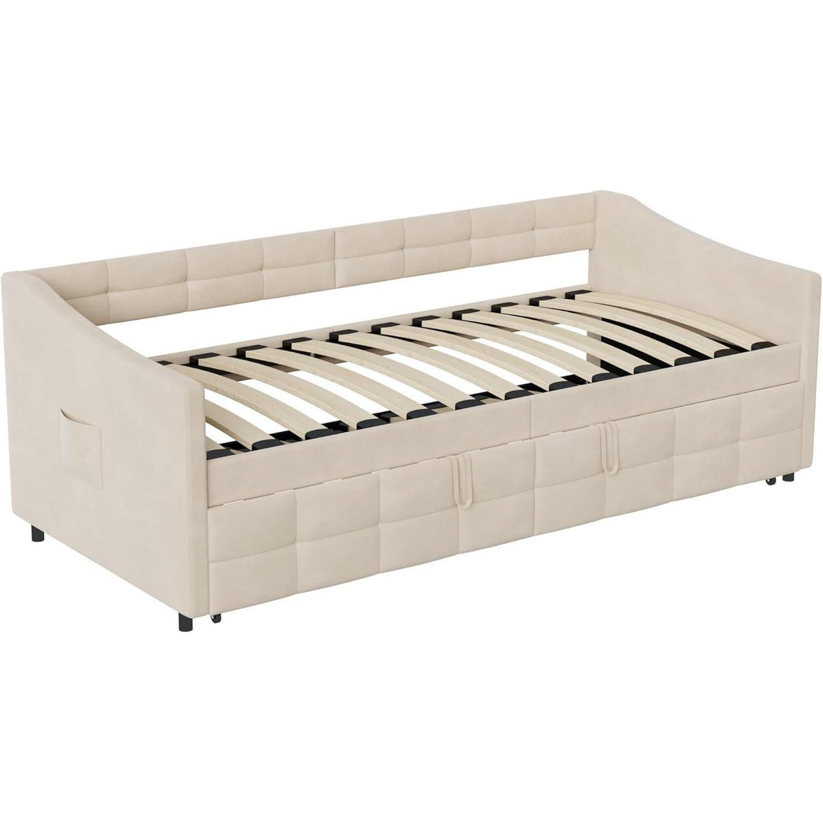 Ausziehbares Schlafsofa 90x200/180x200cm – Creme