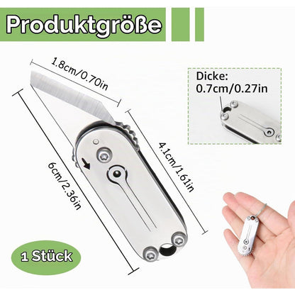 Mini Klappmesser – EDC Schlüsselanhänger Messer für Alltag & Outdoor