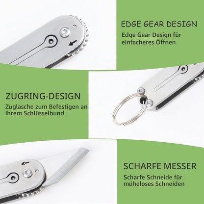 Mini Klappmesser – EDC Schlüsselanhänger Messer für Alltag & Outdoor
