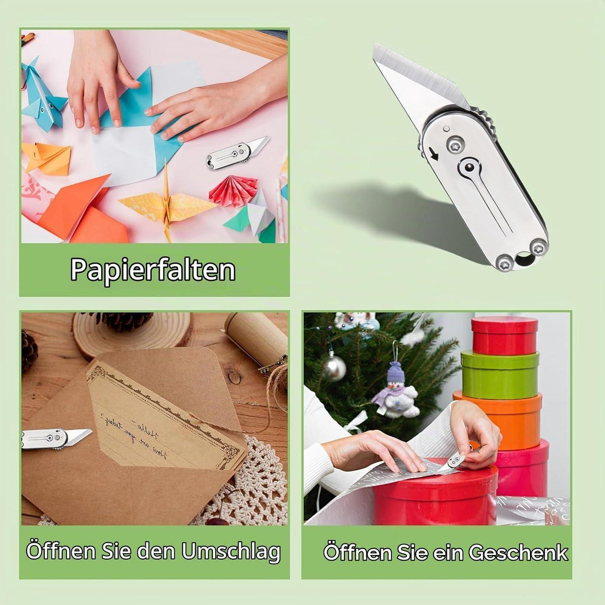 Mini Klappmesser – EDC Schlüsselanhänger Messer für Alltag & Outdoor