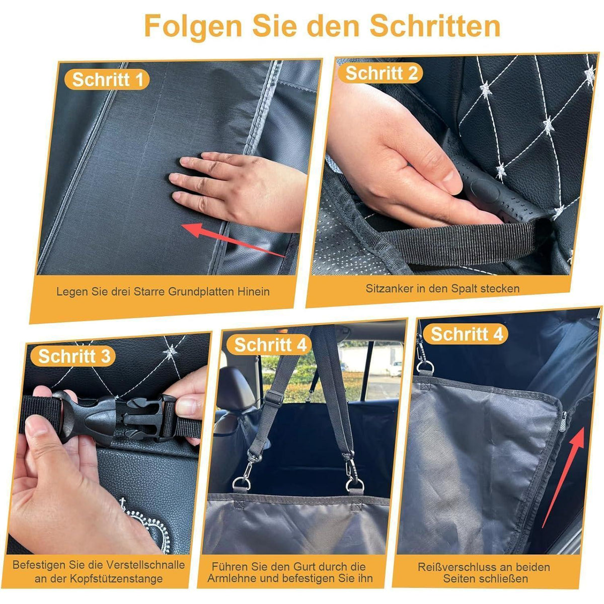 Hunde Rücksitzbank Schondecke wasserdicht & kratzfest