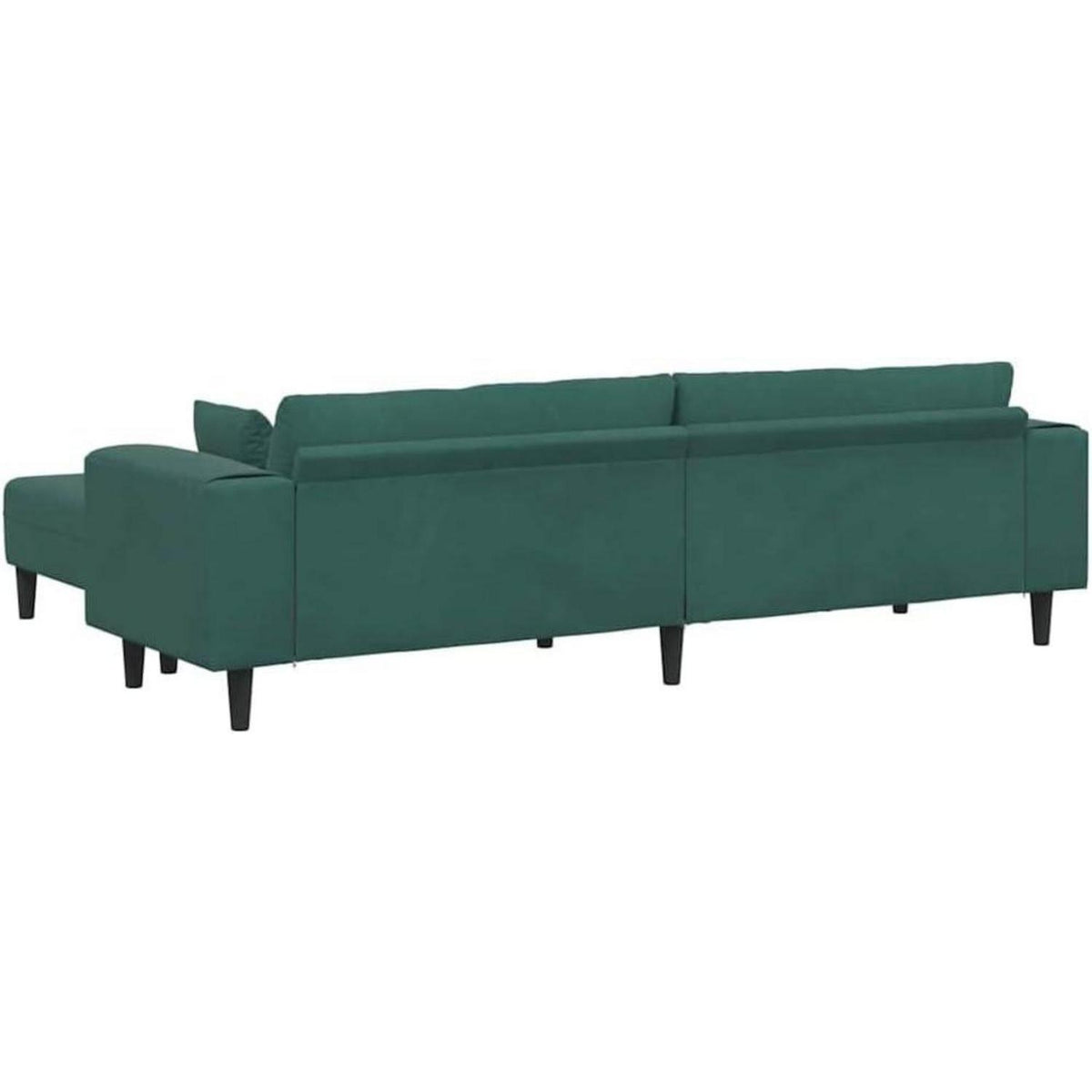U-förmiges Schlafsofa Dunkelgrün, Samt Wohnlandschaft