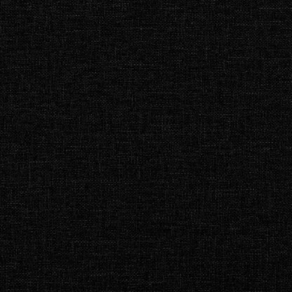 Modernes Samt Sofa Schwarz – 3-teilig mit Ottomane