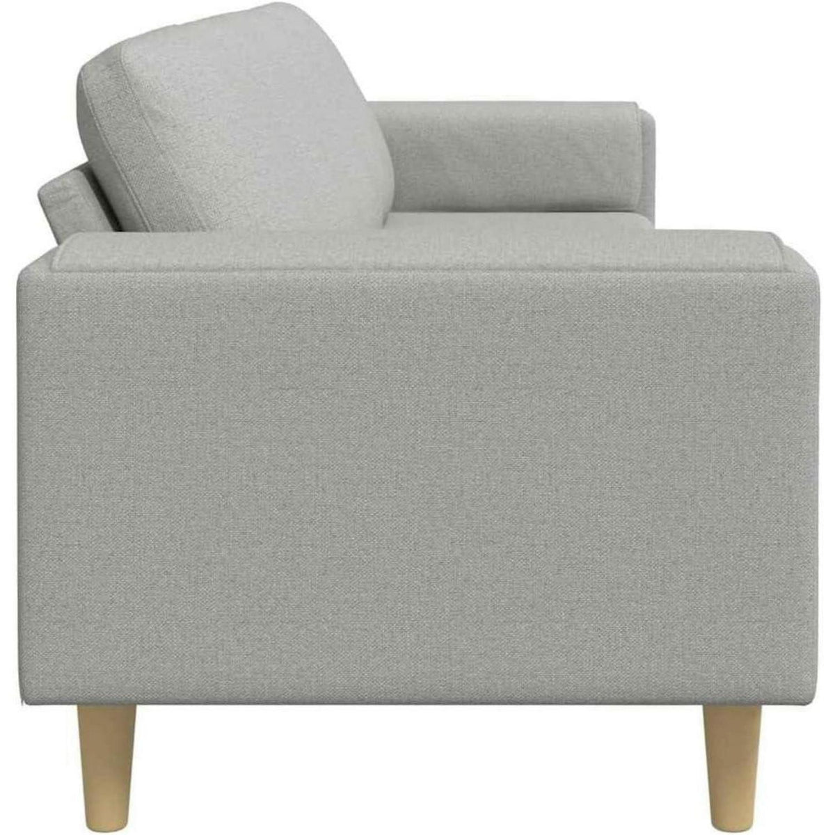 Modernes Schlafsofa 4-Sitzer Couch mit Schlaffunktion Wolken-Grau