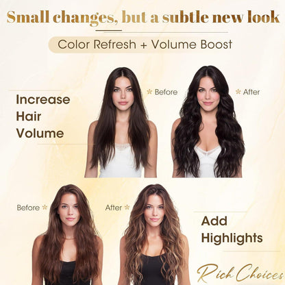 Blond Clip-in Echthaar Extensions 25cm – Remy Haarverlängerung