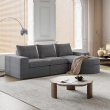 Modulares Ecksofa mit Chaiselongue, Grau – 251x160x81cm