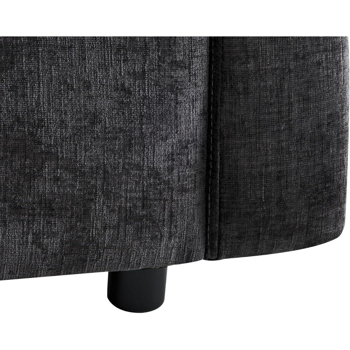 3-Sitzer Sofa mit Fußhocker & Schlaffunktion, Grau