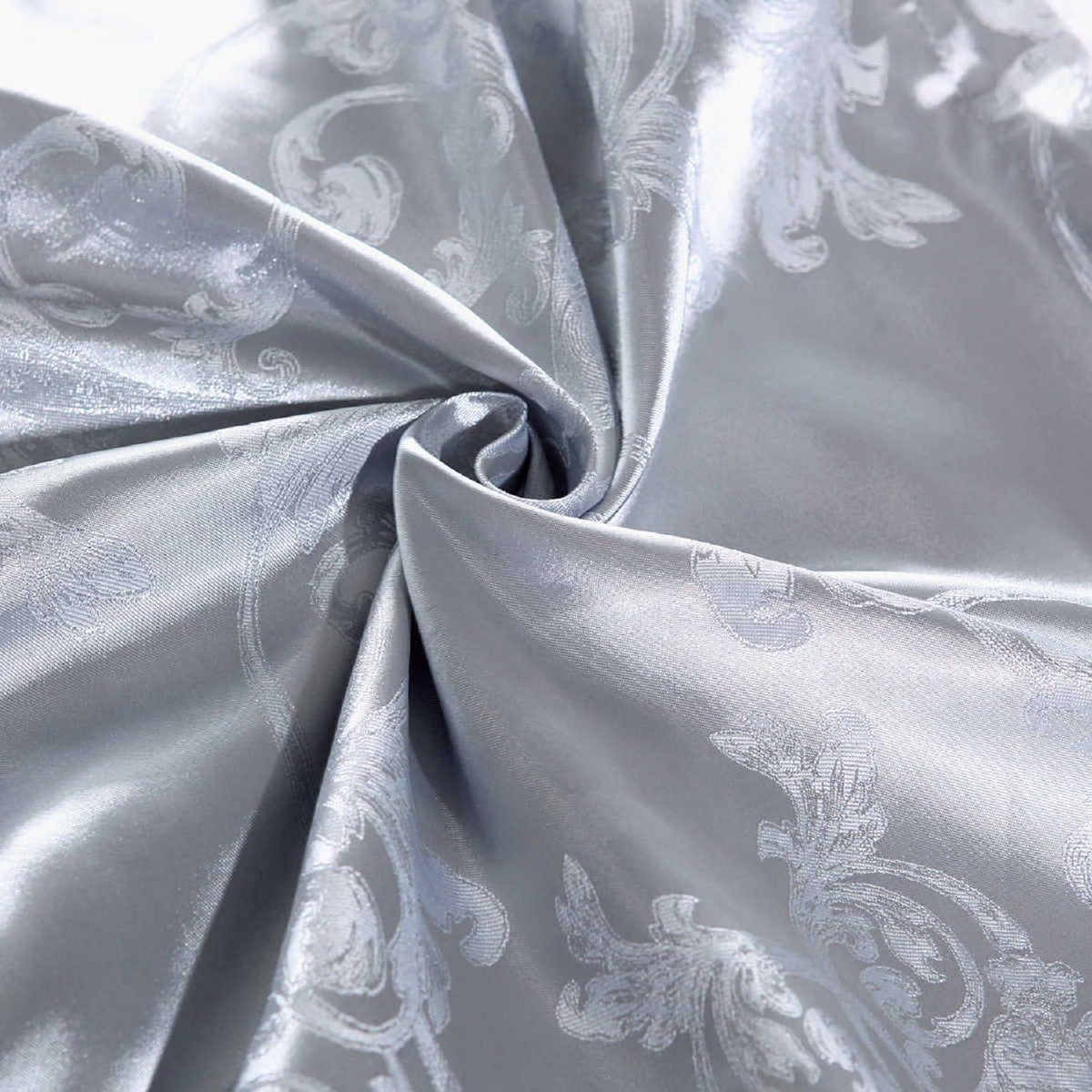 Satin Bettwäsche Set 135x200 cm - 4tlg. mit Stickerei