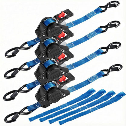 Automatischer Spanngurt-Set (4er) – 3m x 25mm, EN 12195-2
