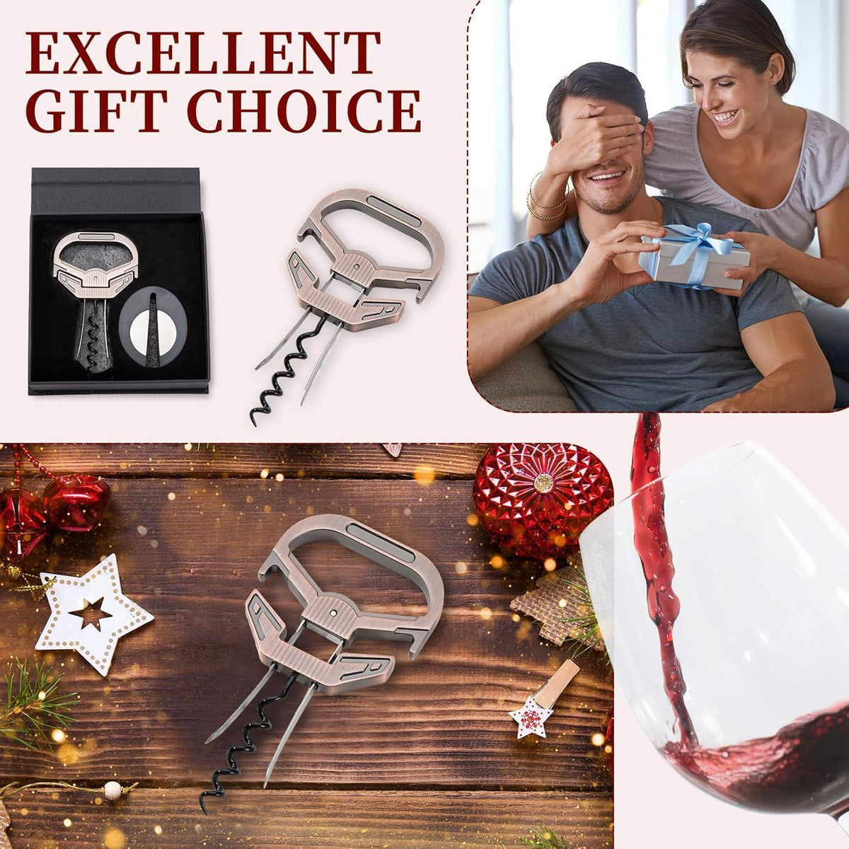 Ah So Weinöffner Set – Geschenk für Weinliebhaber
