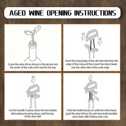 Ah So Weinöffner Set – Geschenk für Weinliebhaber