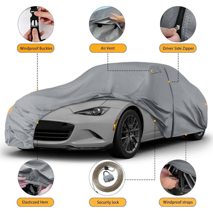 Wasserdichte Autoabdeckung für Mazda Miata/MX-5 1998-2025