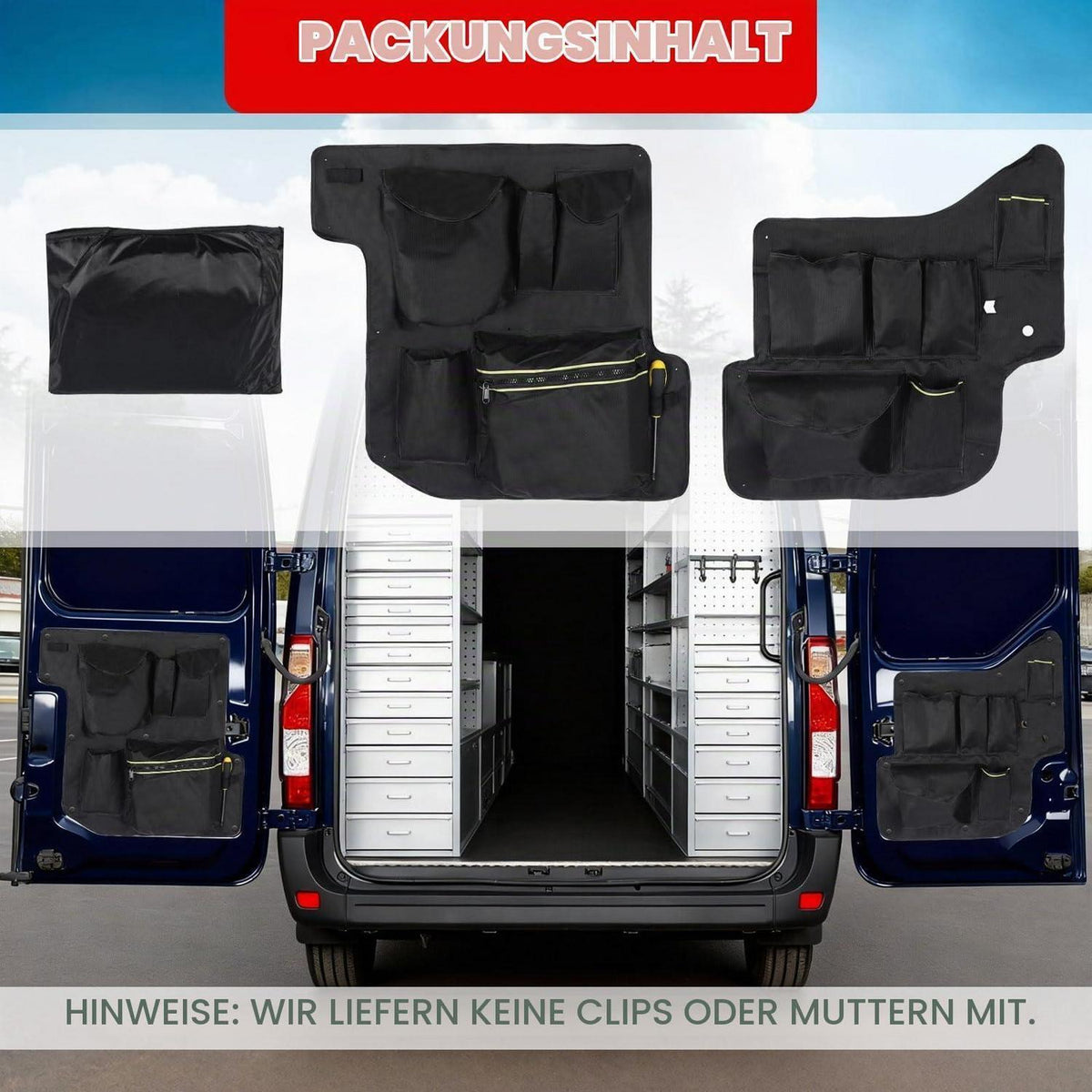Scheunentor-Organizer für Renault Master/Vauxhall/Movano 2010-2021