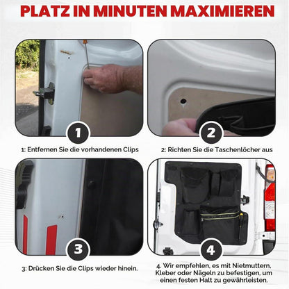 Scheunentor-Organizer für Renault Master/Vauxhall/Movano 2010-2021