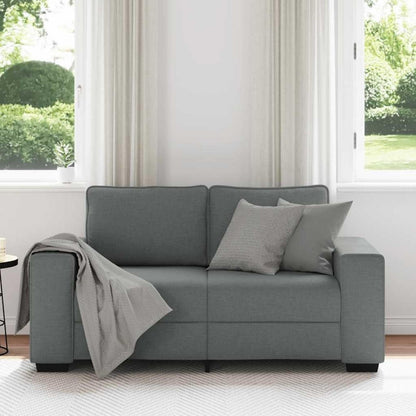 2-Sitzer Schlafsofa Dunkelgrau – Bequemes Klappsofa für Wohnzimmer