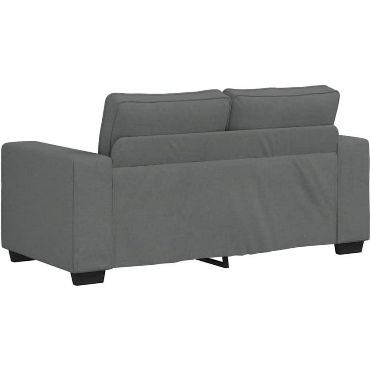 2-Sitzer Schlafsofa Dunkelgrau – Bequemes Klappsofa für Wohnzimmer