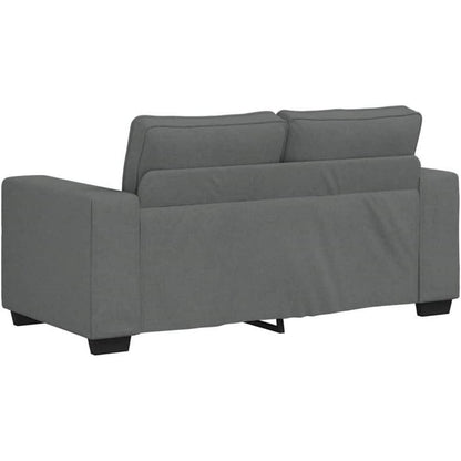 2-Sitzer Schlafsofa Dunkelgrau – Bequemes Klappsofa für Wohnzimmer