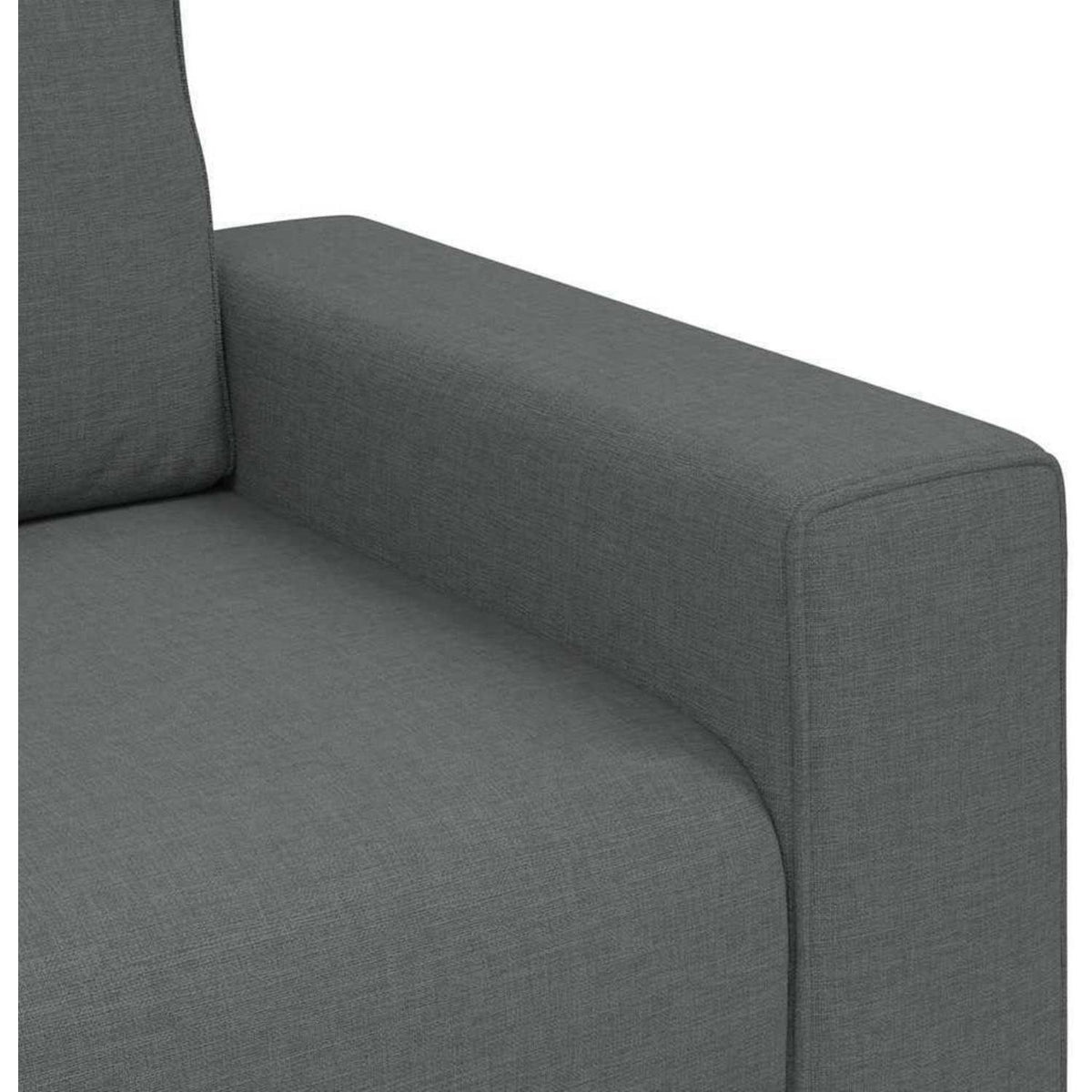 Klappsofa mit Schlaffunktion – Dunkelgrau, 140 cm