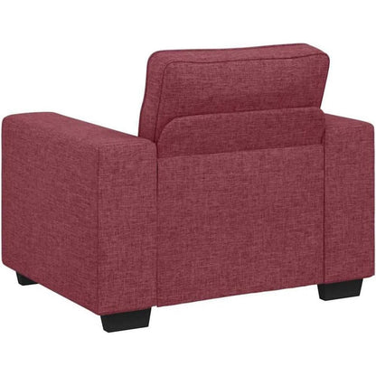 Schlafsofa mit Liegefläche – Weinrot, Bequem & Vielseitig