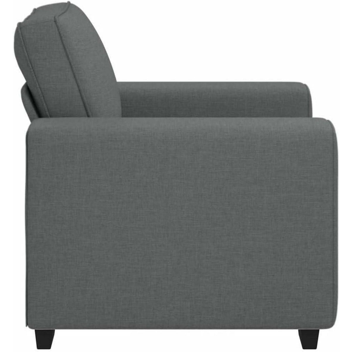 Klappsofa mit Schlaffunktion – Dunkelgrau, 60 cm