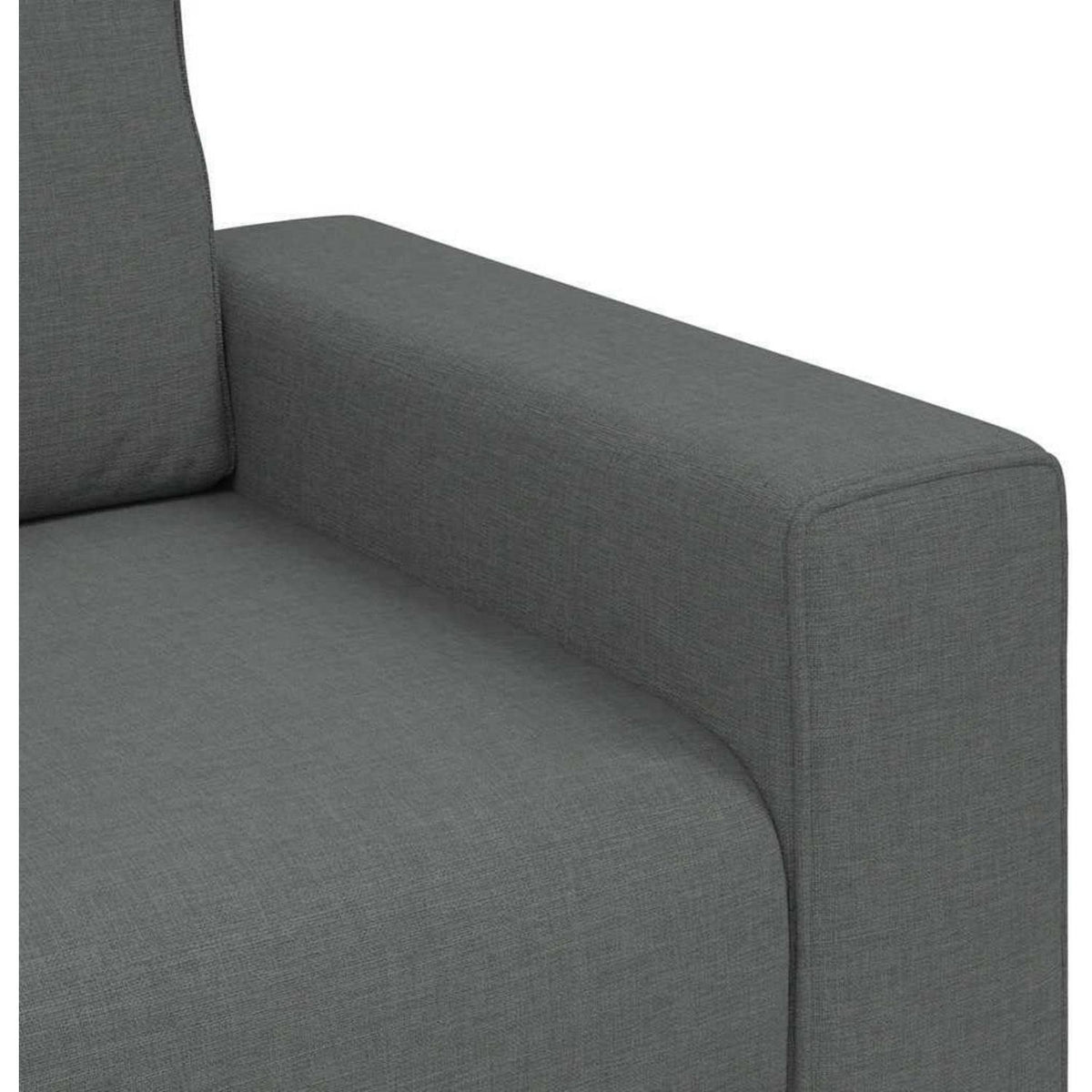 Klappsofa mit Schlaffunktion – Dunkelgrau, 60 cm