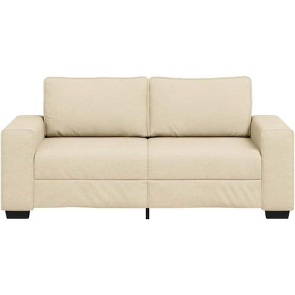 Bequemes 2-Sitzer Sofa im Modern-Stil, Creme 140cm