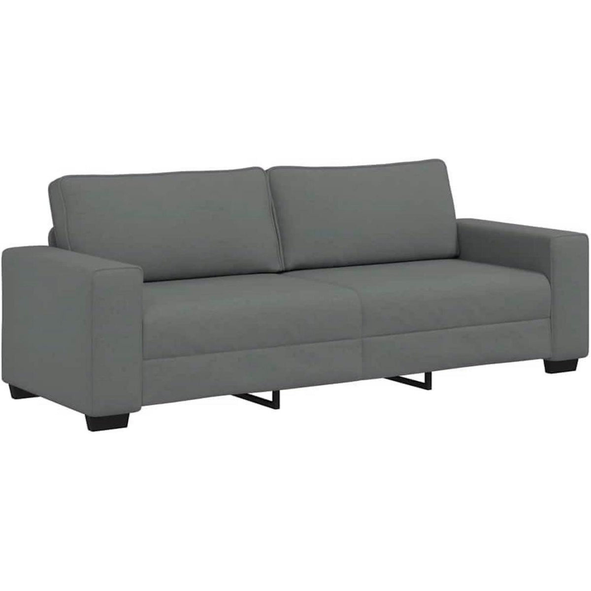 Schlafsessel mit Bettfunktion, Dunkelgrau, 180 cm
