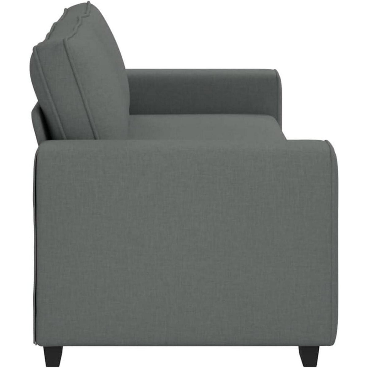 Schlafsessel mit Bettfunktion, Dunkelgrau, 180 cm