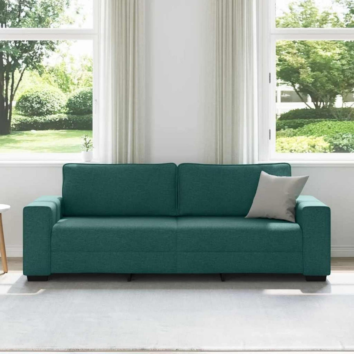 Schlafsessel Bettsofa Dunkelgrün 180cm – Bequemes Sofa mit Liegefläche