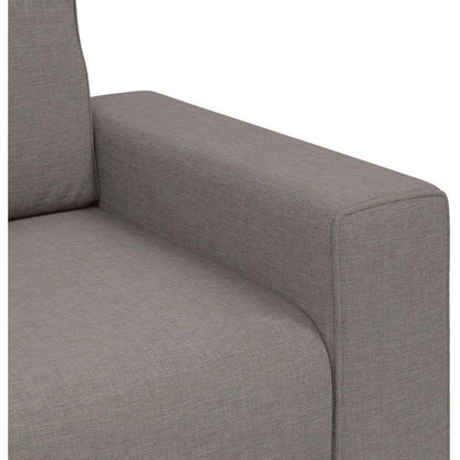 Bequemes 2-Sitzer Sofa im Modern-Stil, Taupe