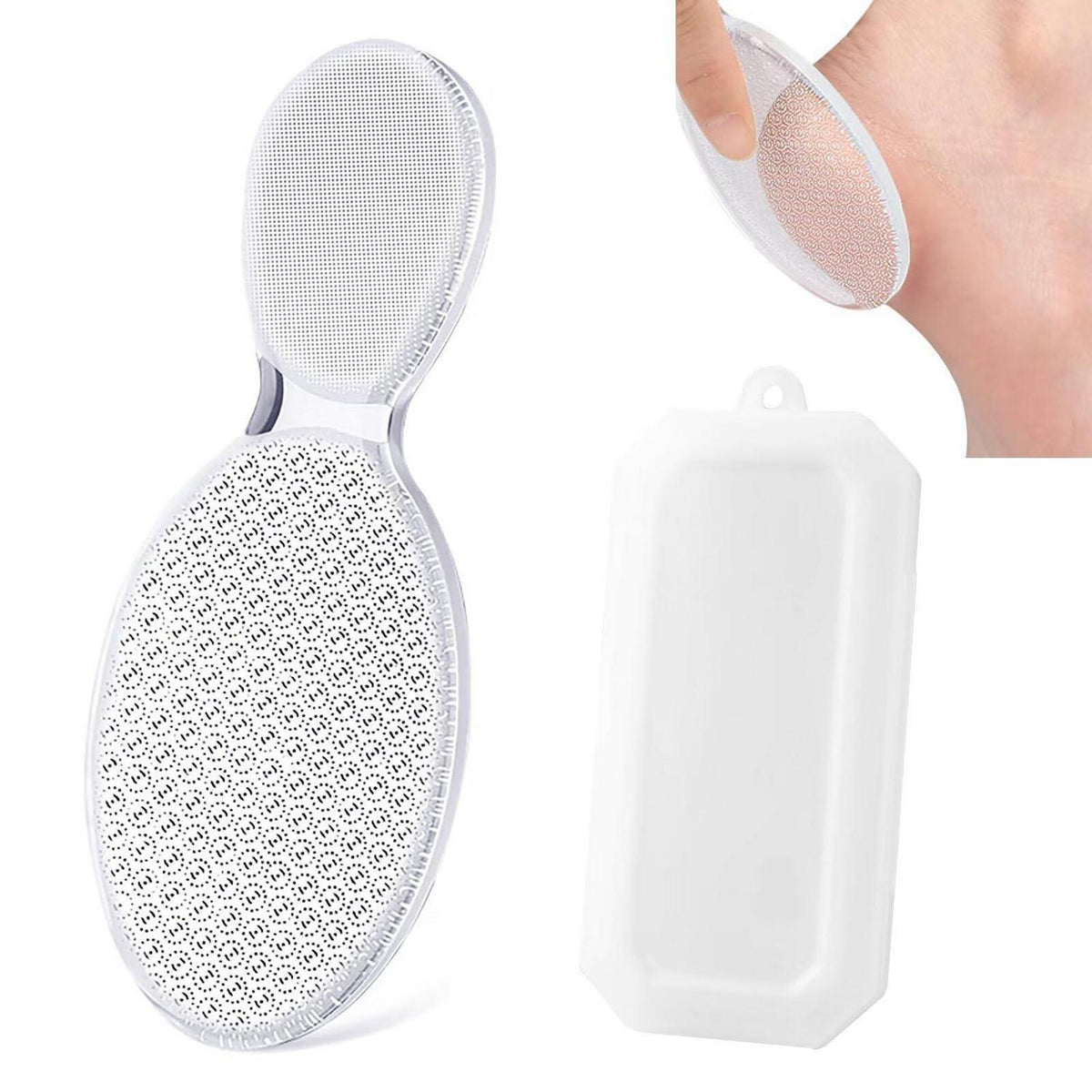 Nano Glas Hornhautentferner 2in1 – Für Weiche Füße & Pediküre