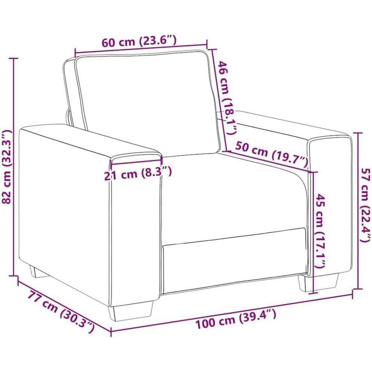 Modernes Sofa Dunkelgrün – Bequeme Couch mit Extra Tiefe