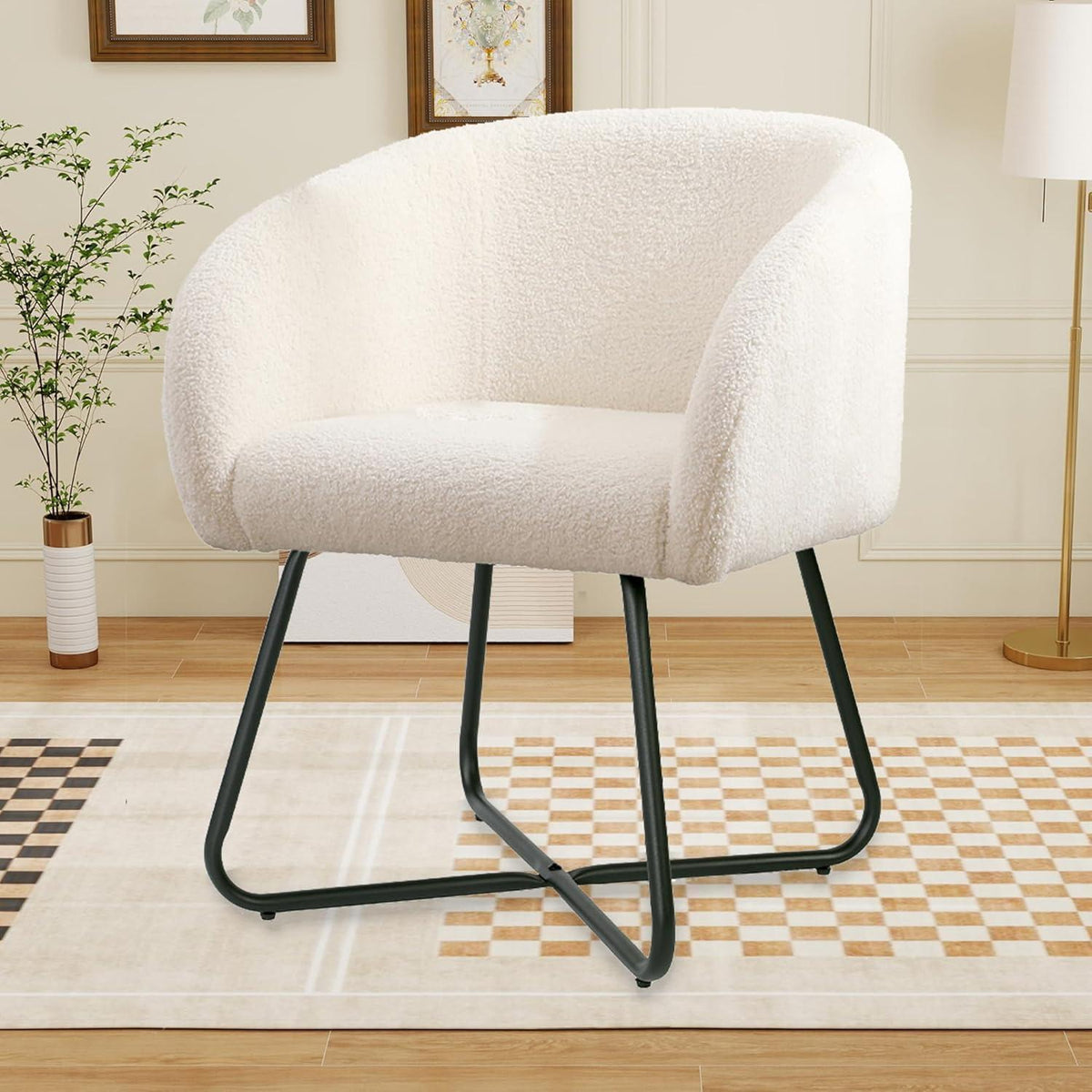 Mingone Lounge Sessel 2er Set - Weiß, Modern & Bequem