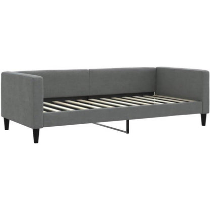 Tagesbett ausziehbar mit Schubladen & Schlaffunktion – Dunkelgrau 100x200 cm