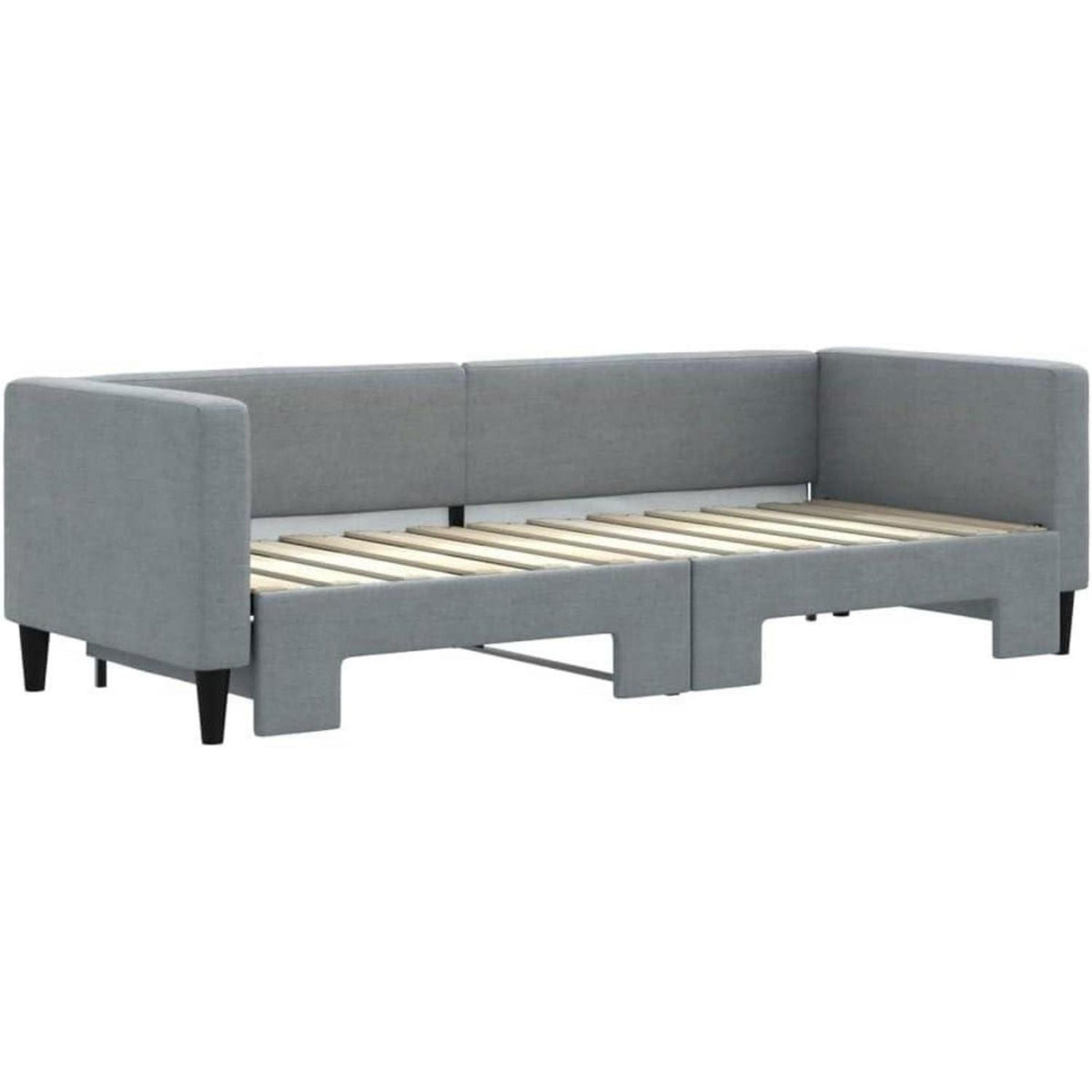 3-in-1 Schlafsofa 80x200 cm mit Bettkasten & Stauraum