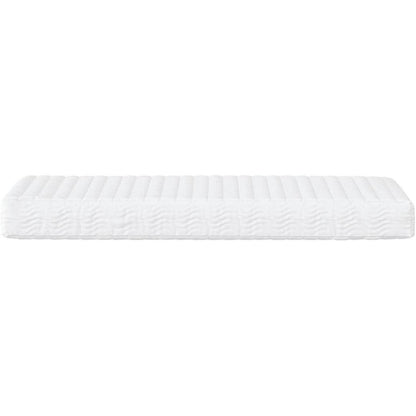 Schlafsofa 2-Sitzer mit Matratze – Hellgrau 80x200 cm