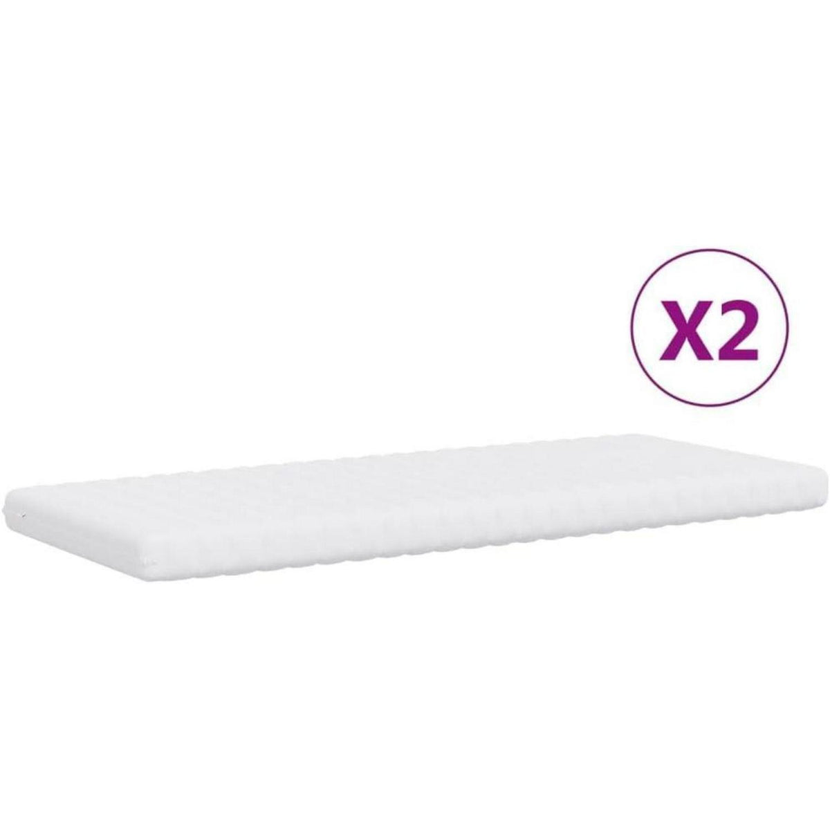 Tagesbett ausziehbar mit Matratze – 2-Sitzer-Schlafsofa 100x200 cm Schwarz