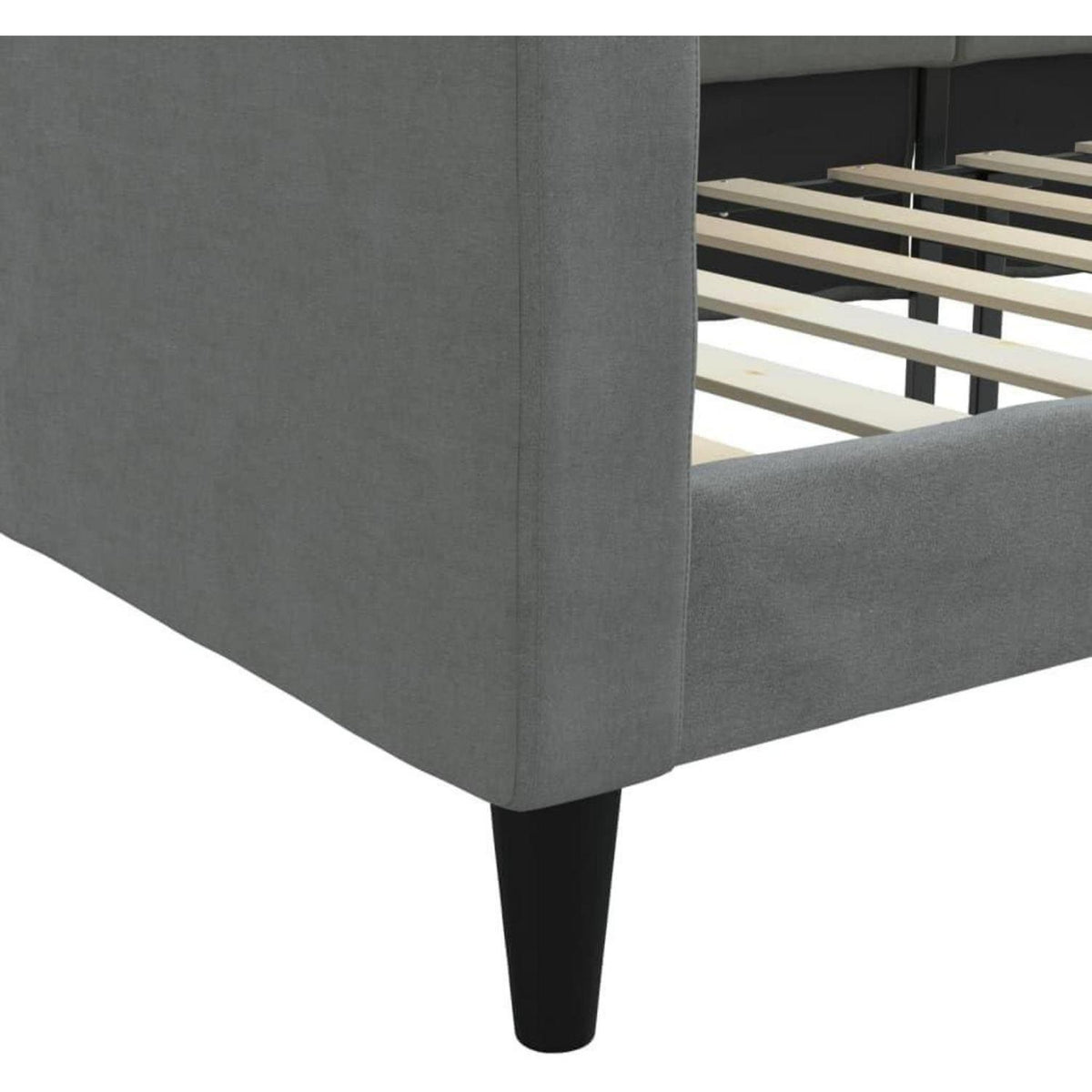 Tagesbett Schlafsofa 2-Sitzer mit Stauraum & Schlaffunktion 90x200 cm