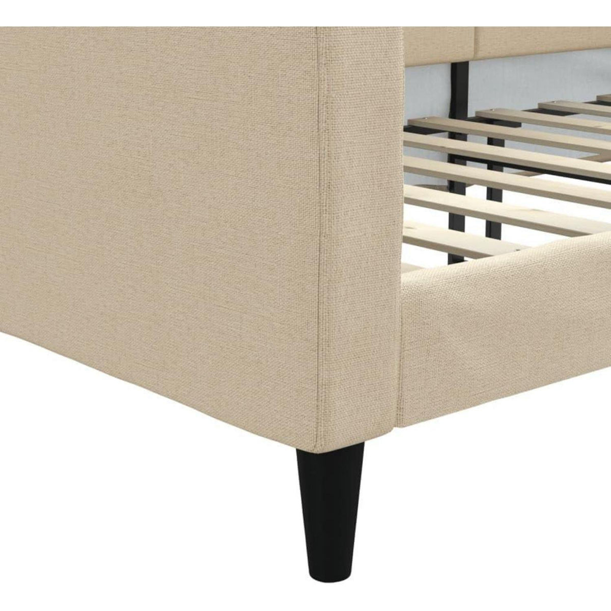 Tagesbett Schlafsofa 2-Sitzer mit Stauraum & Schlaffunktion 90x200 cm