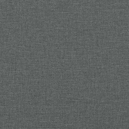 Schlafsofa 2-Sitzer Dunkelgrau – Bett mit Stauraum & Matratze
