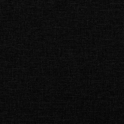 Ausziehbett 2-Sitzer Schlafsofa mit Bettkasten Schwarz 100x200 cm