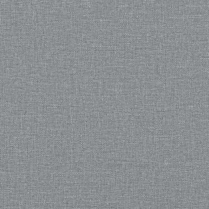Schlafsofa 2-Sitzer mit Matratze – Hellgrau 90x190 cm